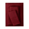 Mainstays 4Piece 300 Thread Count Luscious Merlot CVC Cotton Blend Bed