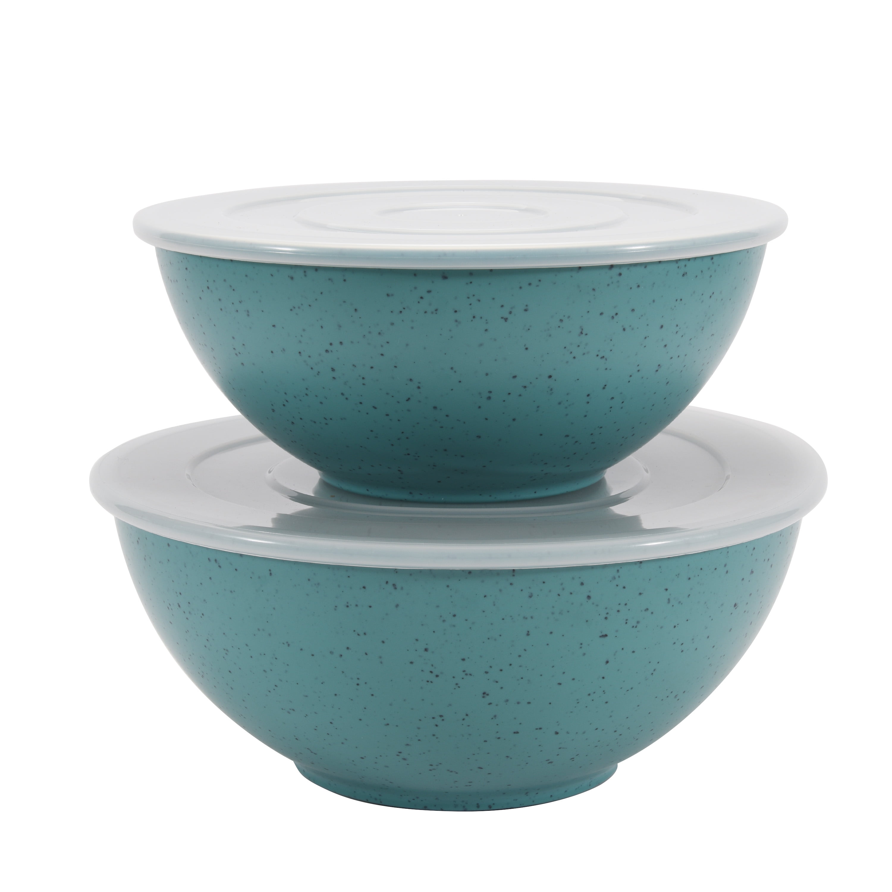 Plastic Bowl PS Crystal Hard Turquoise 400ml Ø14cm (4 Units)