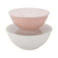 thumbnail image 1 of Mainstays 4-Piece Eco-Friendly Round Serve Bowl, Pink, 1 of 8