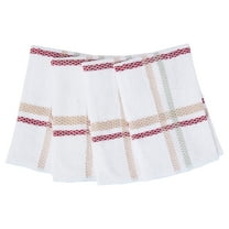 Mainstays 4-Piece Kitchen Scrubber Dishcloth Set, Tan Stripe