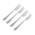 thumbnail image 1 of Mainstays 4-Piece Swirl Stainless Steel Dinner Fork Set, Silver Tableware, 1 of 10