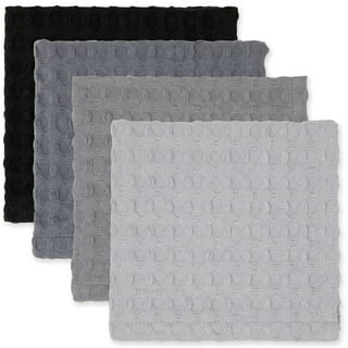 Mainstays 4-Pack 16”x26” Woven Kitchen Towel Set, Navy Blue 