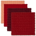 thumbnail image 1 of Mainstays 4 Pieces, Waffle Dishcloths, Red, 1 of 7