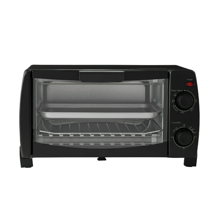 Black & Decker Counter Toaster Oven - Broiler with Pans w Timer RV - NICE