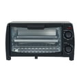 thumbnail image 1 of Mainstays 4 Slice Toaster Oven, Black, 1 of 6