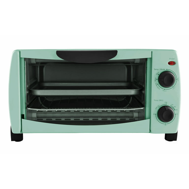 Crofton Small Baking Pan- 8.4 x 6.4 , Pastel Green, Great for Toaster  Ovens