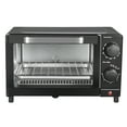 Mainstays 4 Slice Toaster Oven with 3 Setting, Baking Rack and Pan