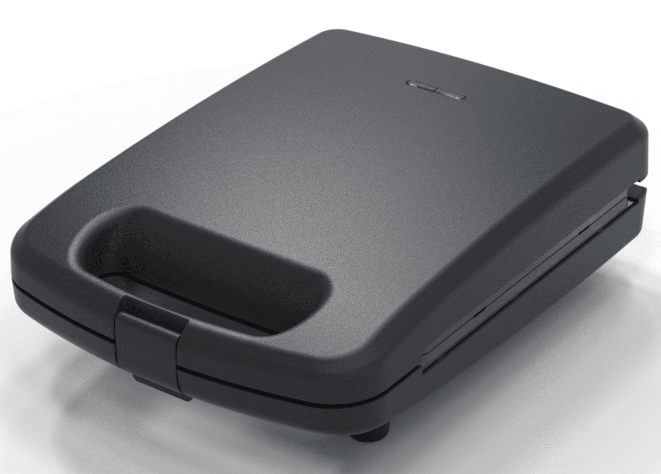 Mainstays 4 Slice Waffle Maker, Removable Plates, Black
