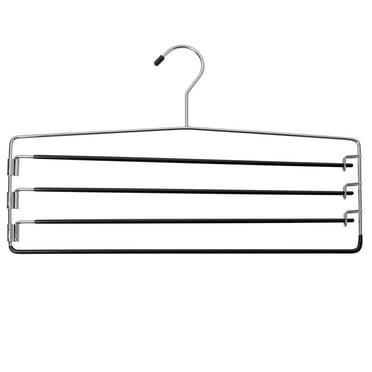 Mainstays 4-Tier Pant & Skirt Hanger, Heavy Duty Metal, Space Saving