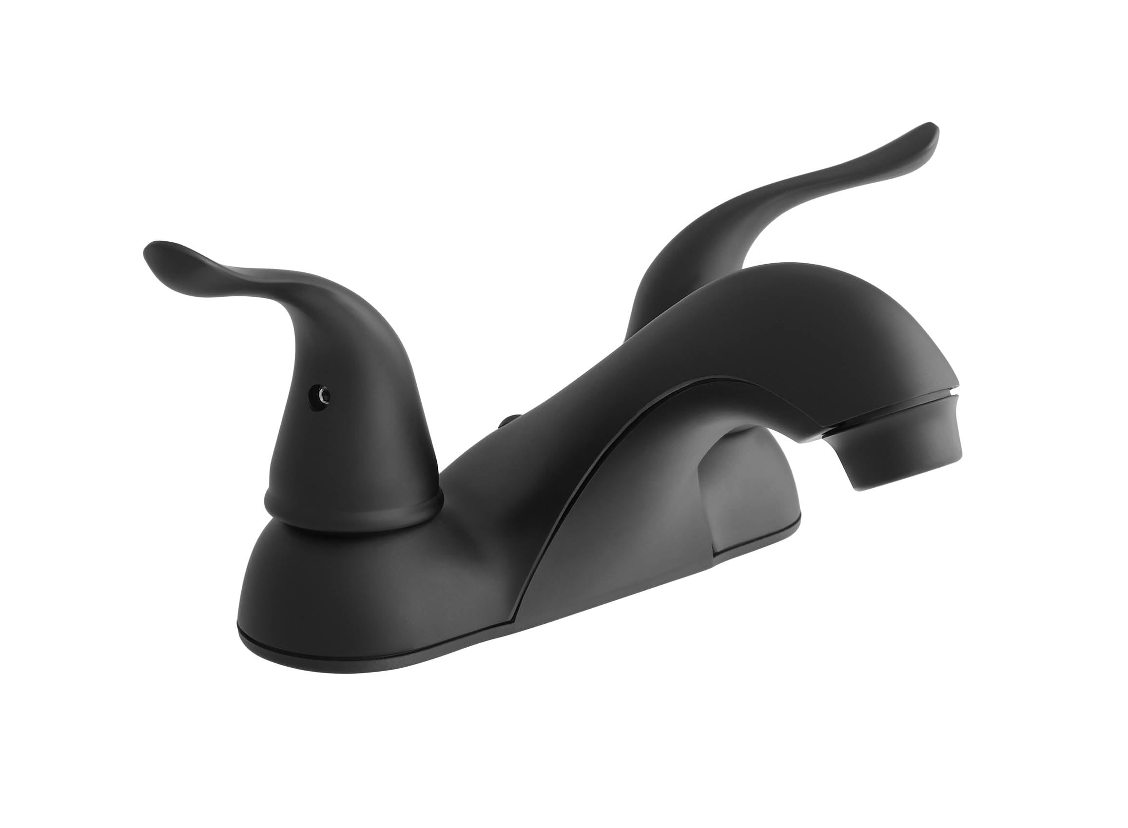 Mainstays 4inch Centerset Dual Handle Bathroom Sink Faucet, Matte