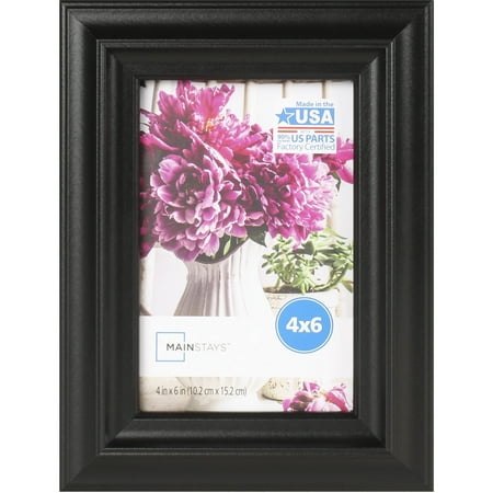 Mainstays 4" x 6" Black Traditional Frame