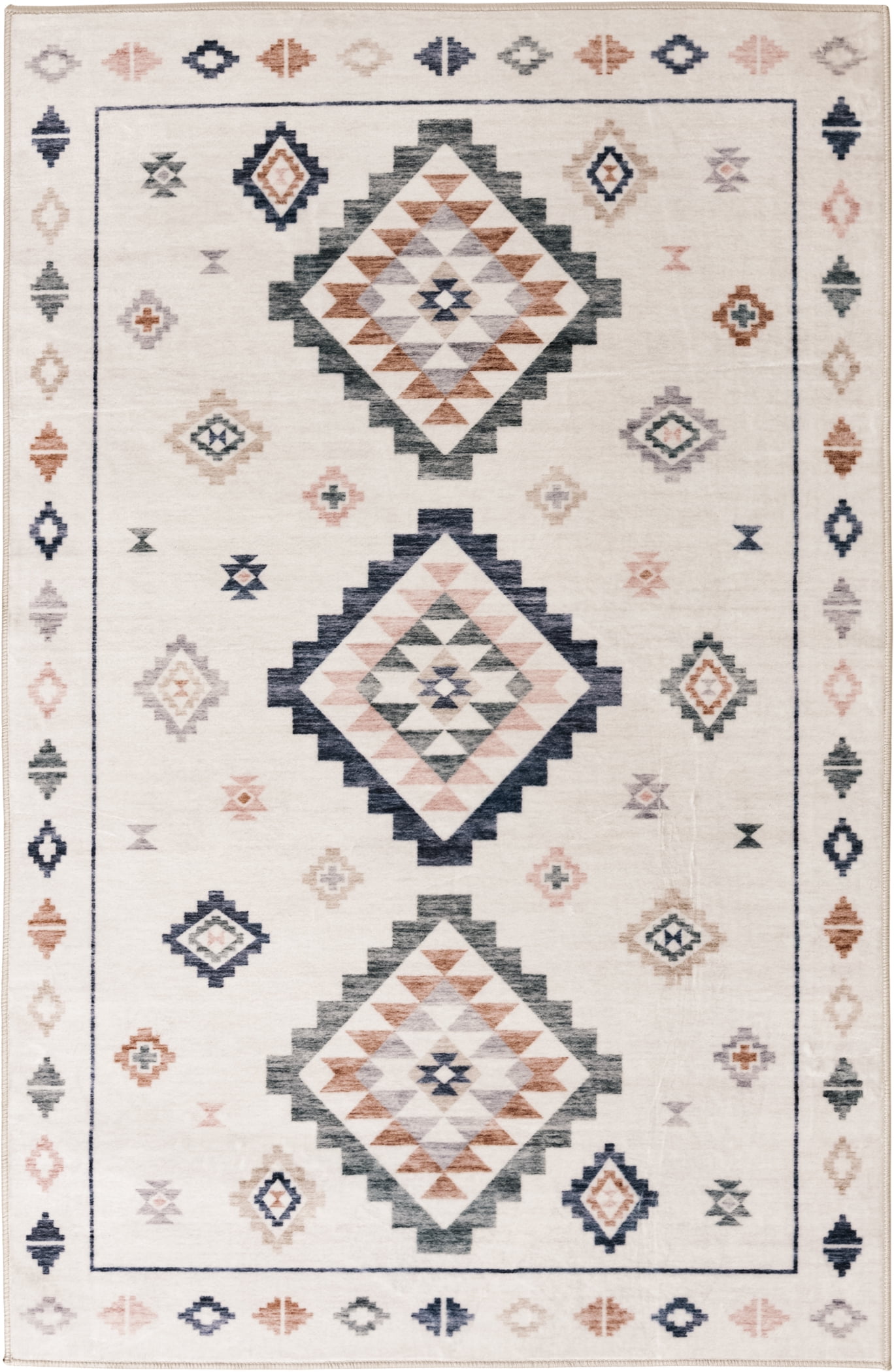 Mainstays 4'x5'6" Southwestern Faux Fur Indoor Rug