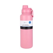 Mainstays 40 oz Pink Stainless Steel Double Wall Water Bottle