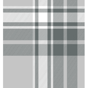 Mainstays 42"/43" 100% Cotton Flannel Plaid Grey Color Crafting Fabric by the Yard