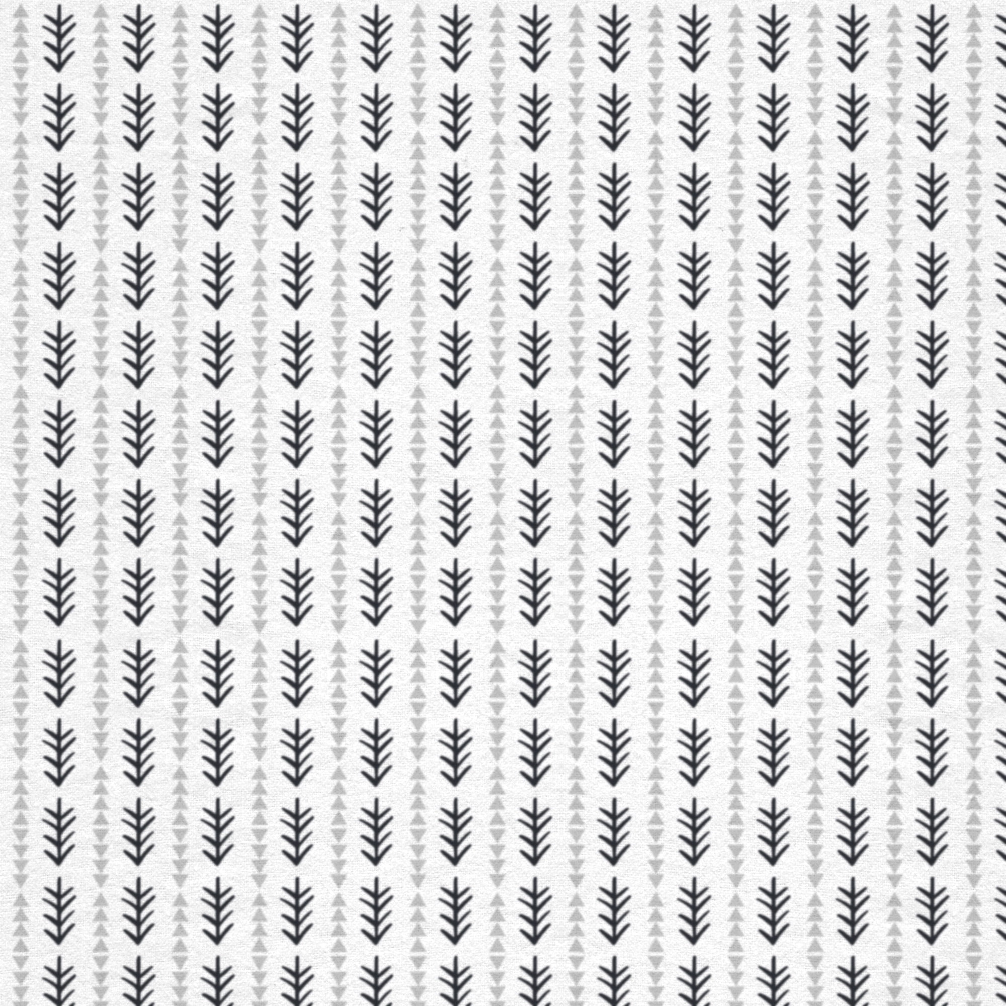 Mainstays 42" Light-weight Flannel Fabric Arrows by the Yard, White