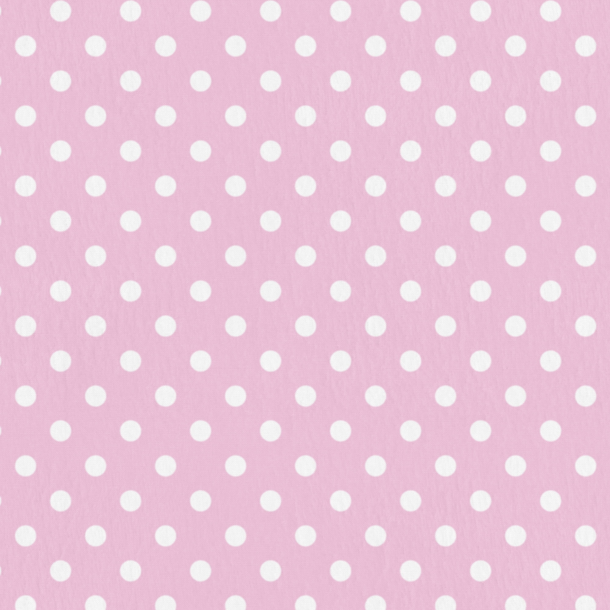 Mainstays 1.5 Yards 100% Cotton Light-weight Flannel Happy Dots, Pink, White, 42" Wide for Crafts