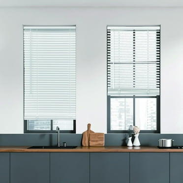 Mainstays 1 in. Cordless, Room Darkening Mini Blind, White 42" W x 64"L