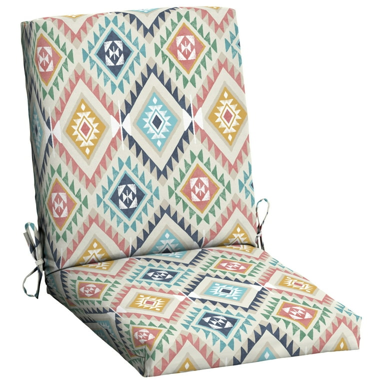 Mainstays 1 piece outdoor dining chair cushion shop