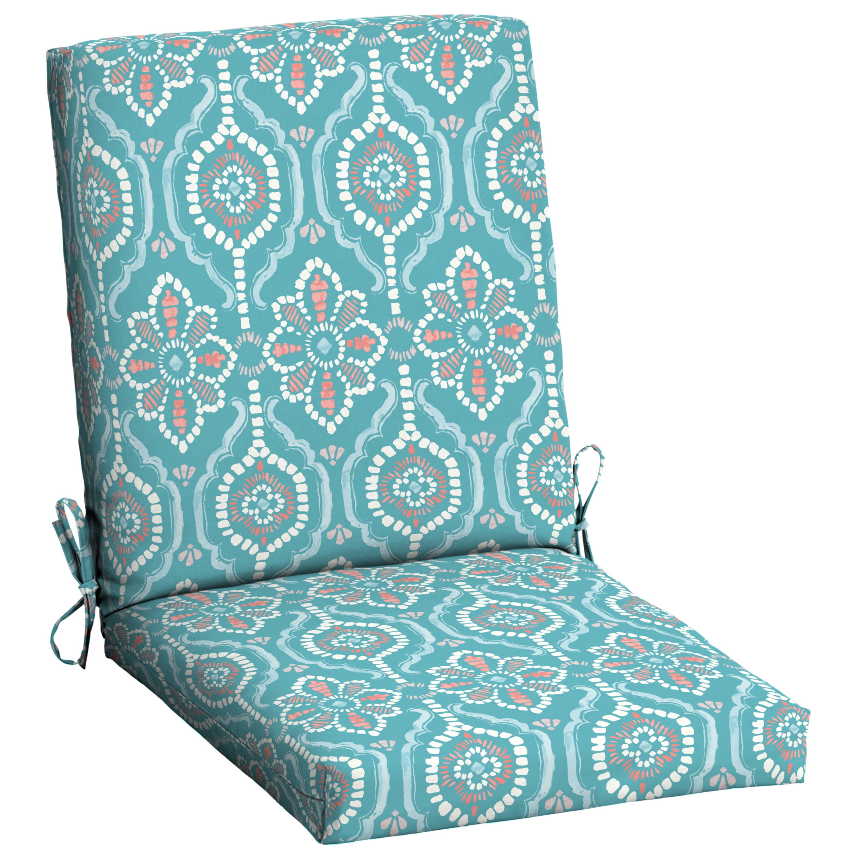 Mainstays 44 x 21 Turquoise Medallion Rectangle Outdoor Chair