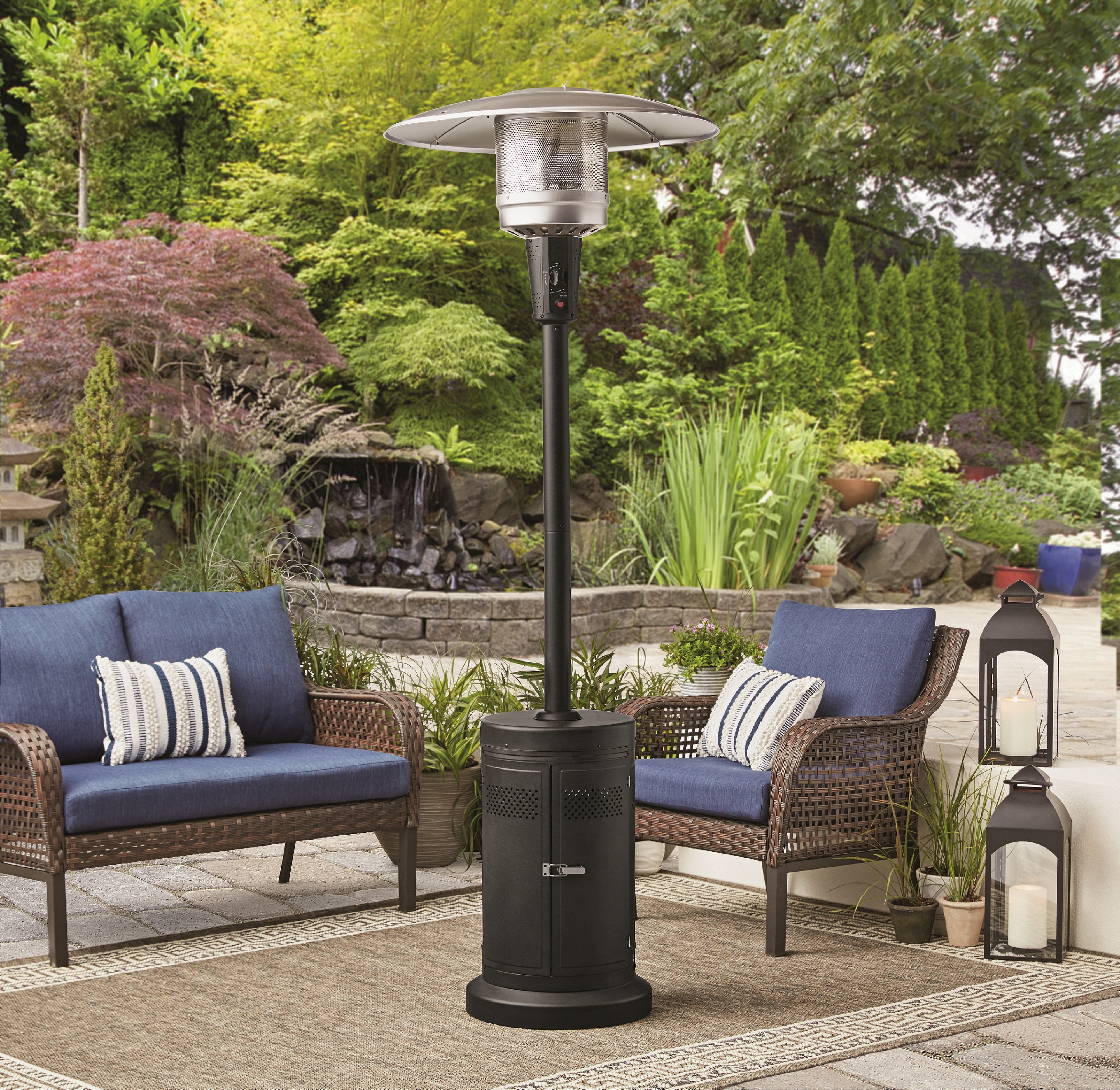 Mainstays 48,000 BTU Propane Gas Outdoor Freestanding Patio Heater