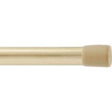 Mainstays 48-75 in. Adjustable Spring Tension Curtain Rod, 5/8 in. Diameter