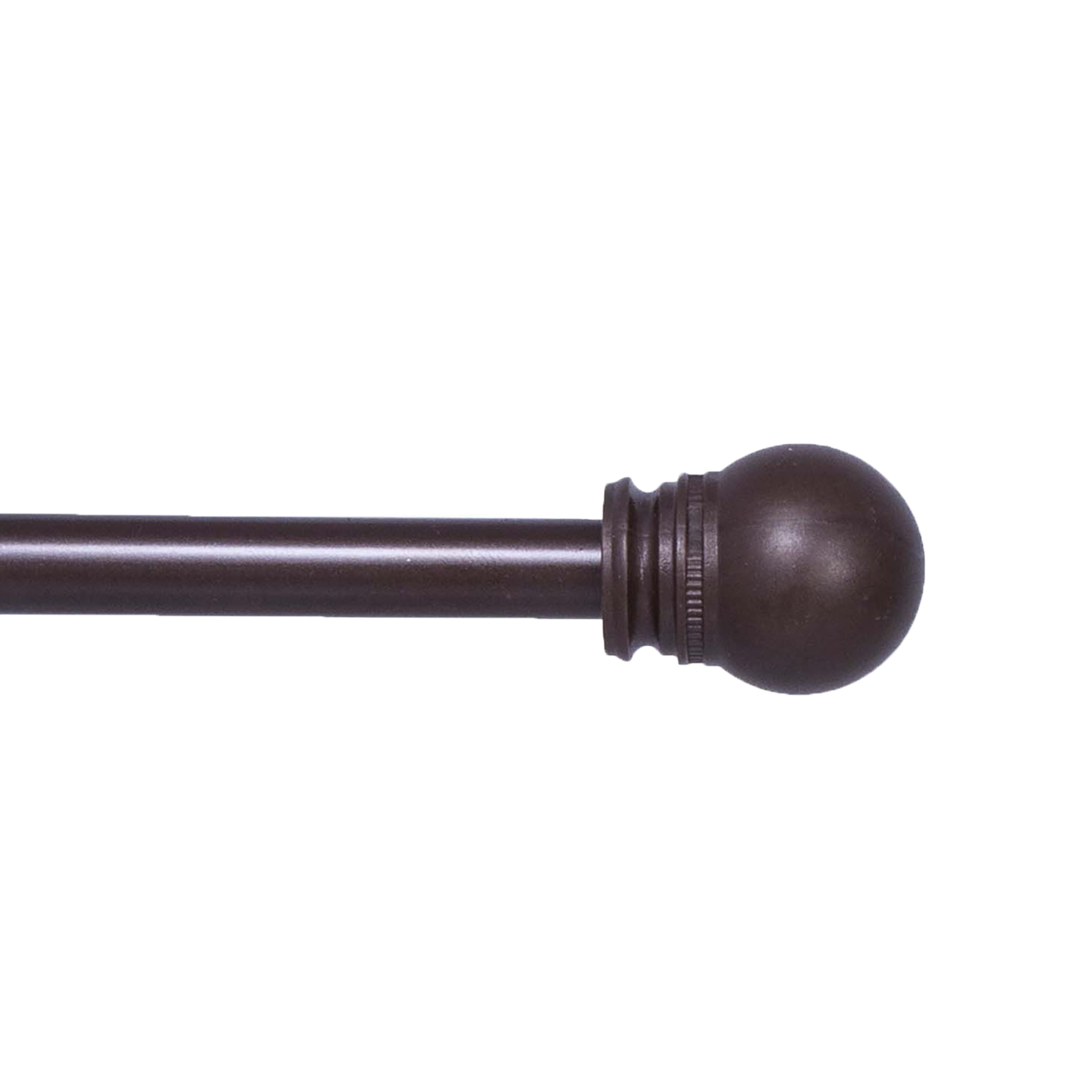 Mainstays 4884 in. Adjustable Cafe Curtain Rod, 7/16 in. Diameter