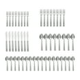 thumbnail image 1 of Mainstays 49 Piece Elena Adult Stainless Steel Flatware and Organizer Tray Value Set Silver, Service for 8, 1 of 12