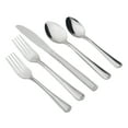 Mainstays 49 Piece Lace Stainless Steel Silver Flatware Value Set with