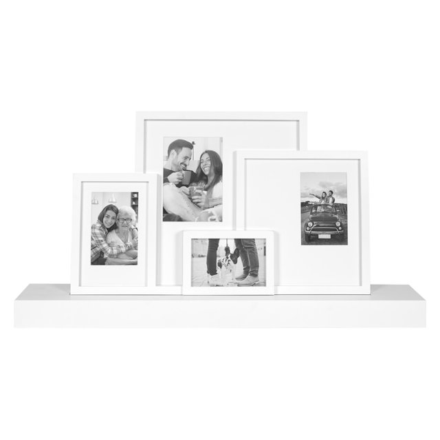 Mainstays 4OP Collage Picture Frame, White