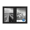 thumbnail interactive-video image 1 of Mainstays – 4x6 Picture Frame – Black 2 Photo Hinge Linear Program Tabletop Photo Frame, 1 of 9