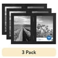 thumbnail image 1 of (3 pack) Mainstays 4x6 2-Opening Hinged Folding Tabletop Picture Frame, Black, 1 of 9