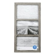 Mainstays – 4x6 Picture Frame – Rustic Gray Gallery 3 Photo Linear Program Wall Photo Frame