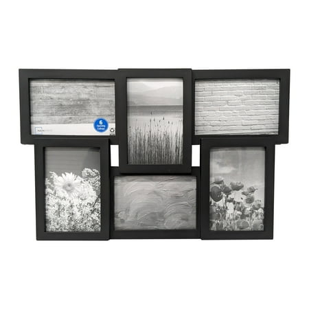 Mainstays – 4x6 Picture Frame – Black Gallery 6 Photo Linear Program Wall Photo Frame