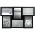 Mainstays 4x6 6Opening Linear Gallery Collage Picture Frame, Black