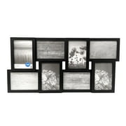 Mainstays 8-Opening 4 x 6 Collage Picture Frame, Black