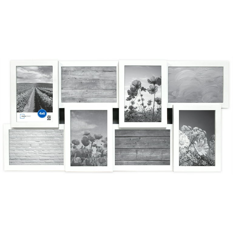 4x6 picture frames collage with 8