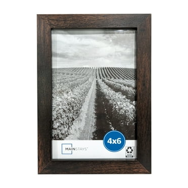 Mainstays 4x6 Linear Gallery Wall Picture Frame, Brown