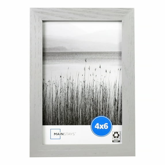 Mainstays 4x6 Linear Picture Frame, Gray