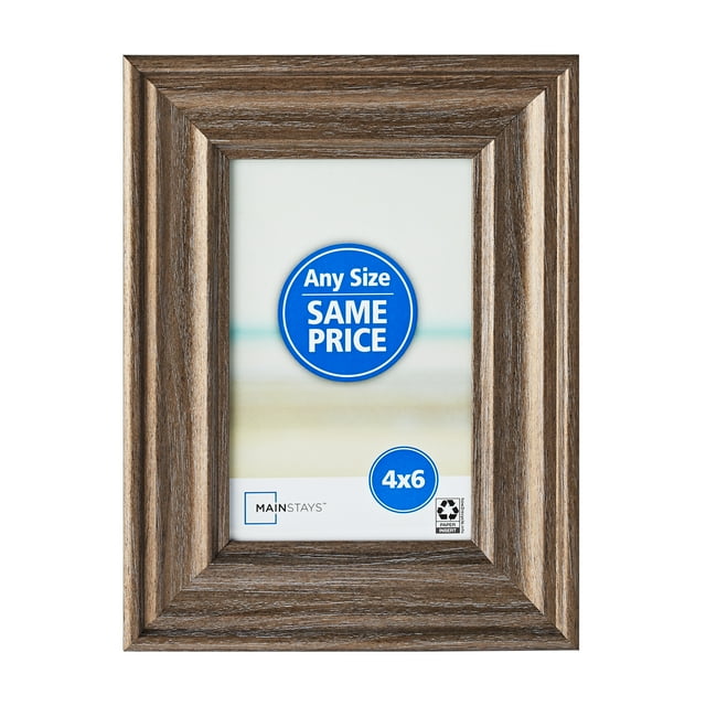 Mainstays 4x6 Metallic Bronze Tabletop Picture Frame