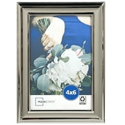 Mainstays – 4x6 Picture Frame – Silver Finish Metal Tabletop Photo Frame