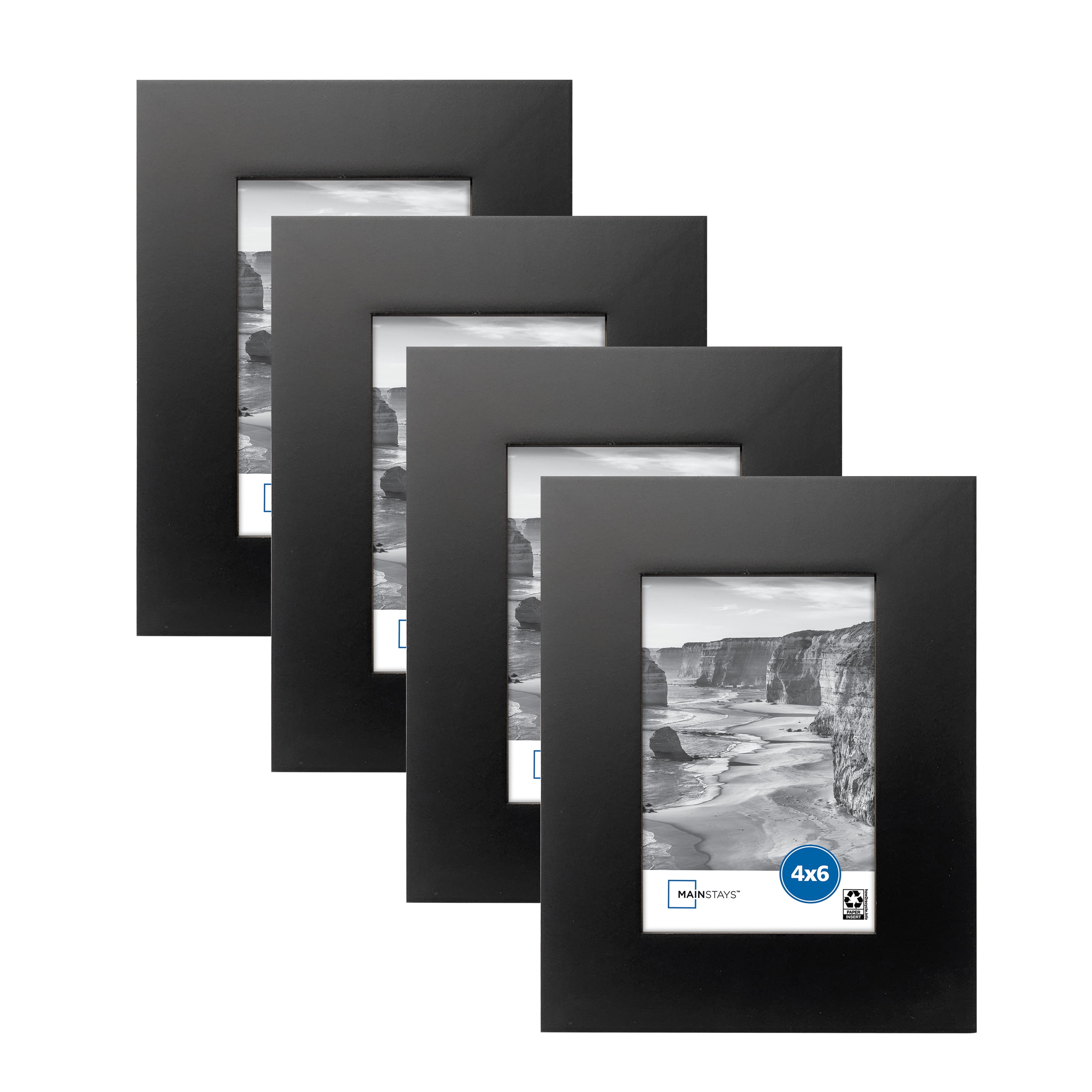 4x6 Black Picture Frames