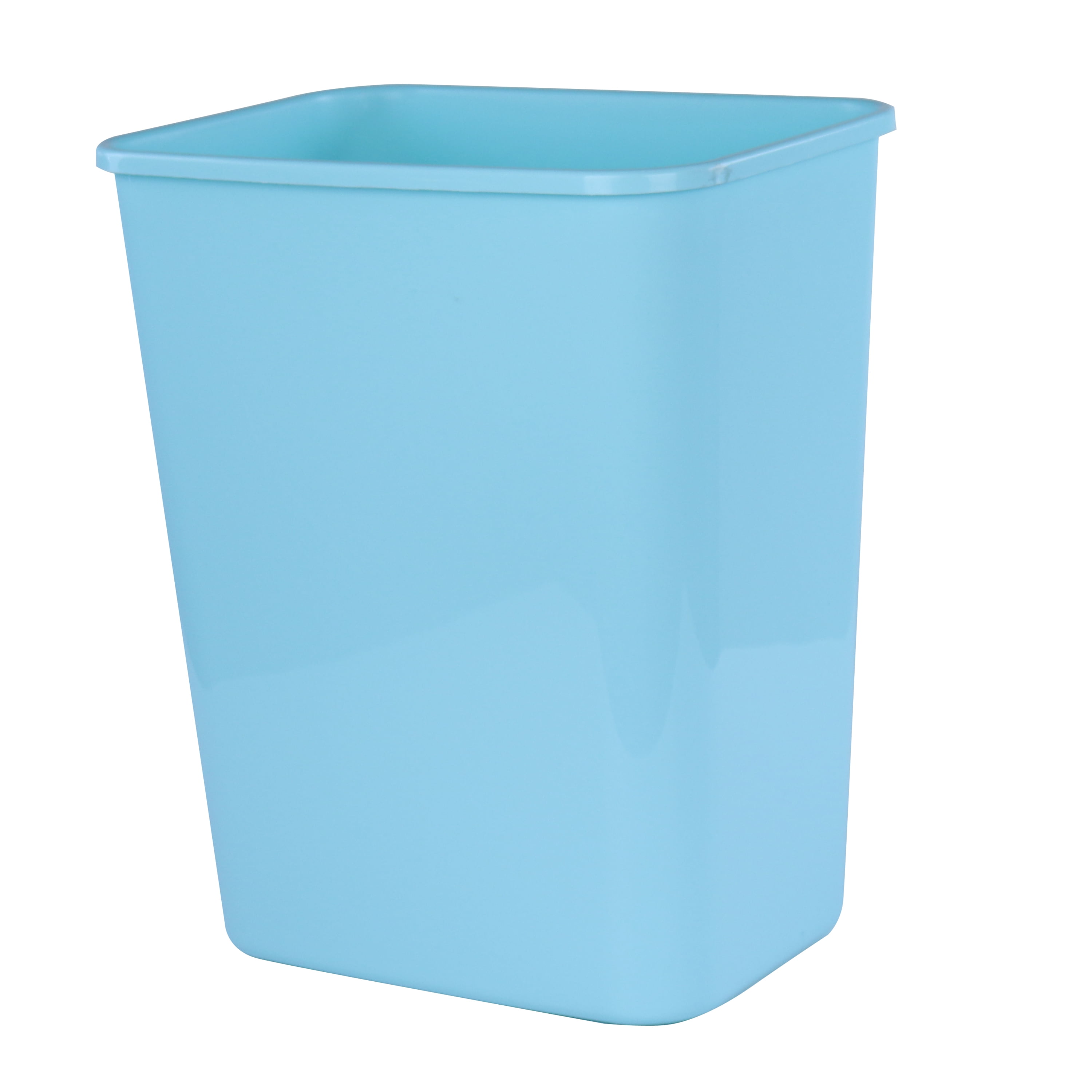 Mainstays 5.5g Slim Wastebasket Pastel Turquoise
