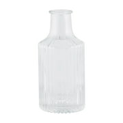 Mainstays 5" Clear Ribbed Embossed Indoor Glass Bud Vase