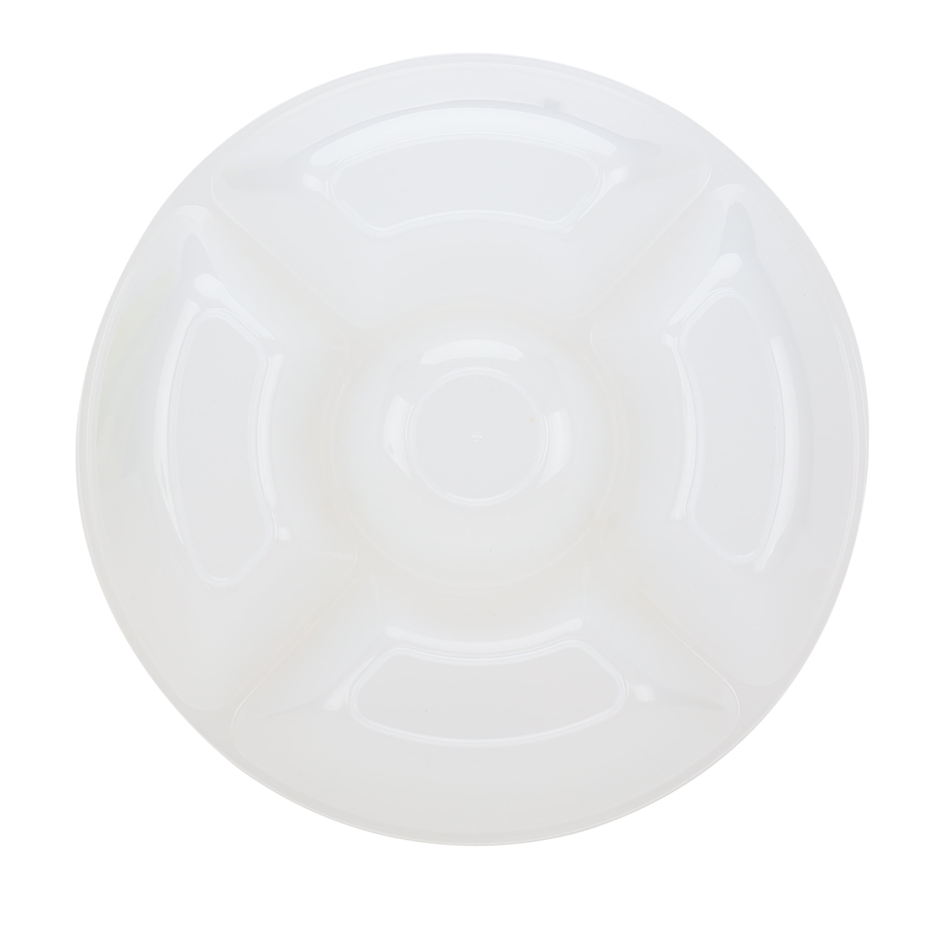 Mainstays Acrylic Chip and Dip Serving Tray, Clear