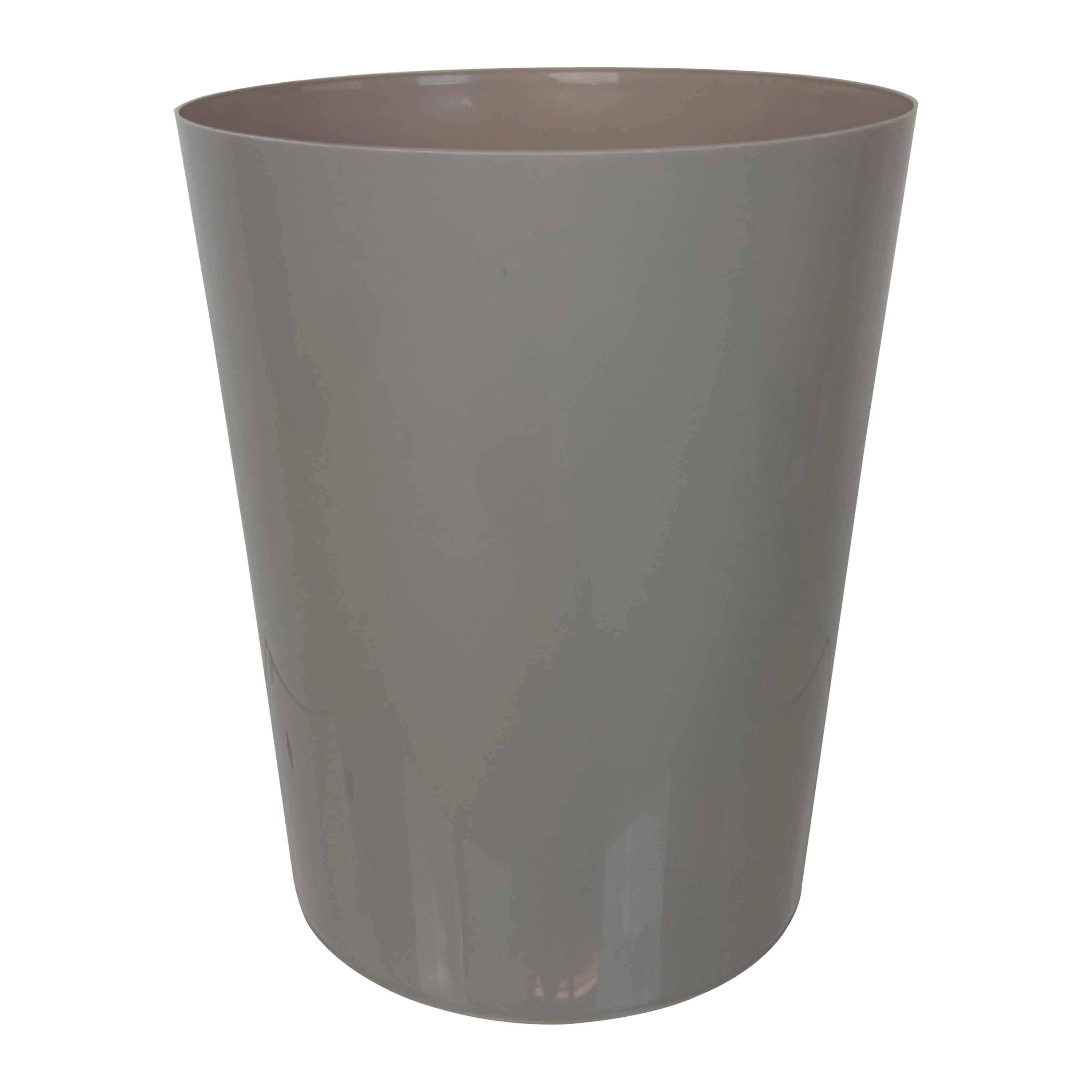 Mainstays 5 Gallon Plastic Open Top Trashcan, Taupe - Walmart.com