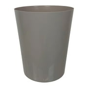 Mainstays 5 Gallon Plastic Open Top Trashcan, Taupe