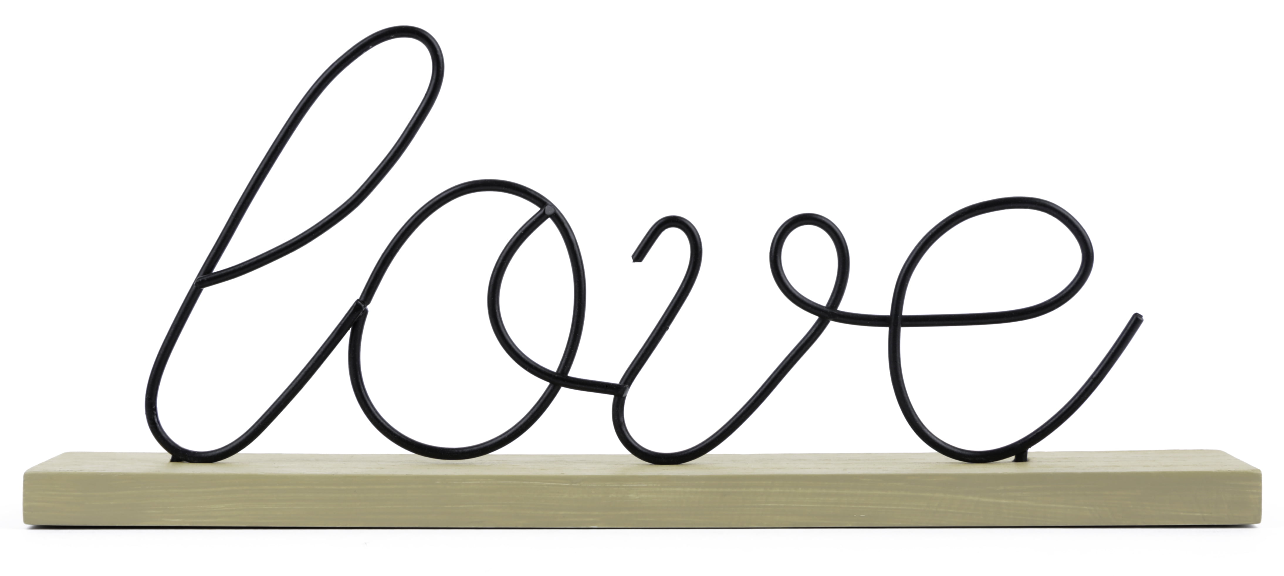 Mainstays 5" Love Script Pedestal Tabletop Sign