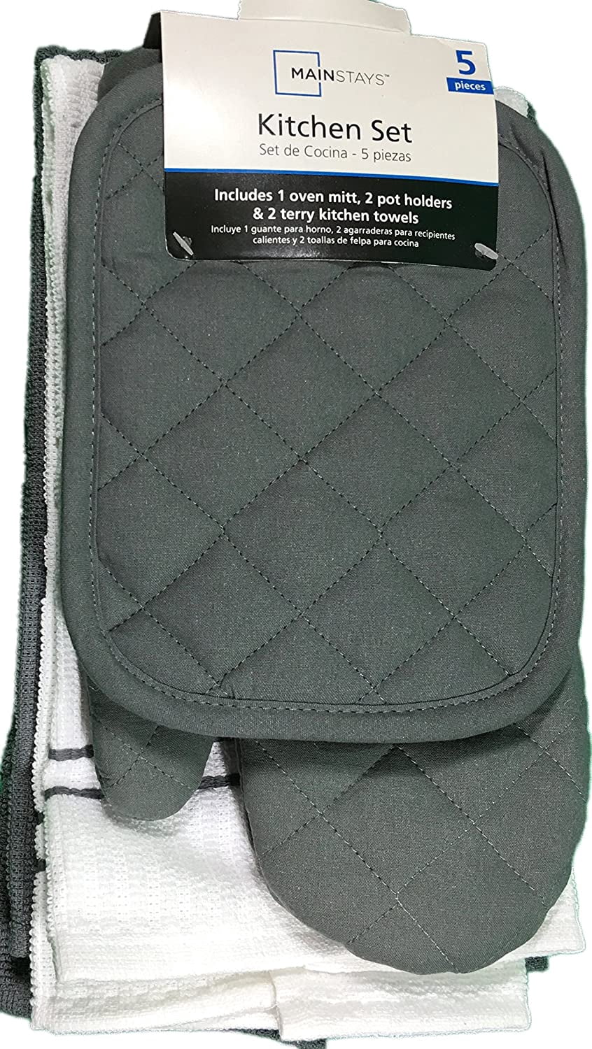 Mainstays 5 Pc Kitchen Set - Gray - Walmart.com