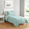 Actual Color: Green Geo, Bed Size: Twin-XL