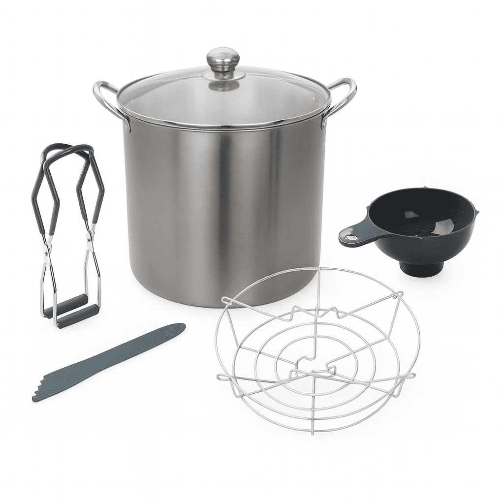 Mainstays 5Piece Complete Water Bath Canning Kit, Essential